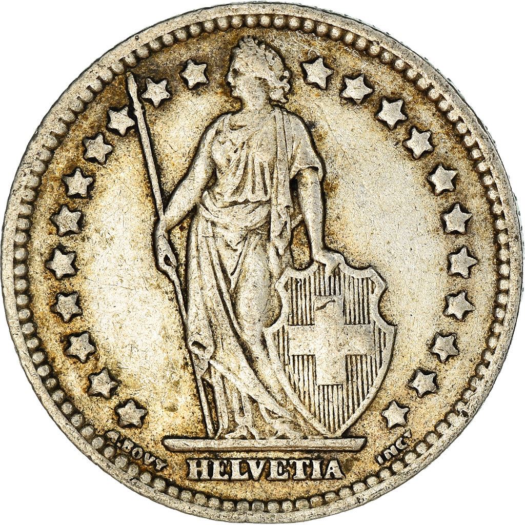 Switzerland Coin Swiss 1 Franc | Helvetia | KM24 | 1875 - 1967