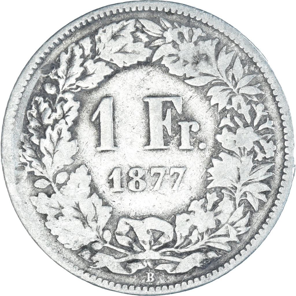 Switzerland Coin Swiss 1 Franc | Helvetia | KM24 | 1875 - 1967