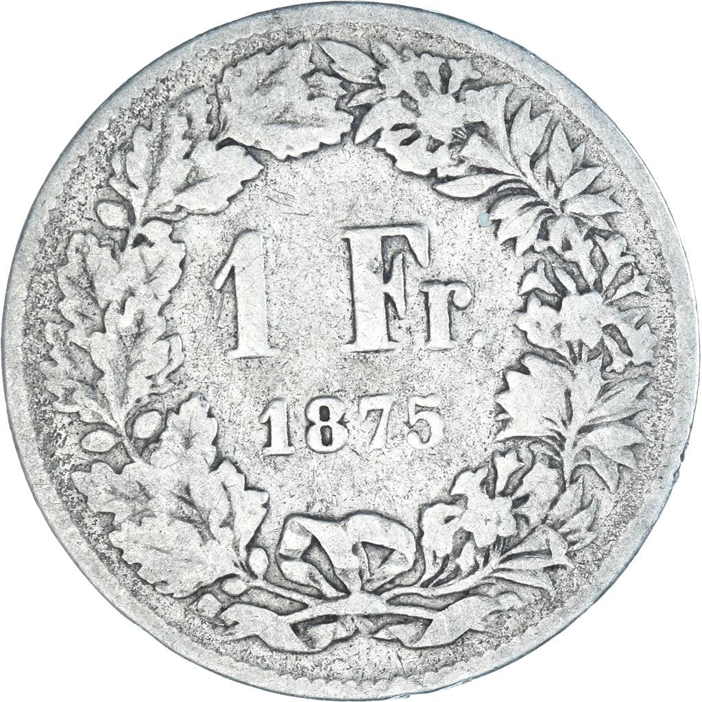 Switzerland Coin Swiss 1 Franc | Helvetia | KM24 | 1875 - 1967