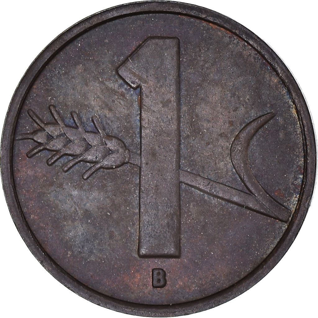 Switzerland Coin Swiss 1 Rappen | Wheat Spike | Swiss Cross | KM46 | 1948 - 2006