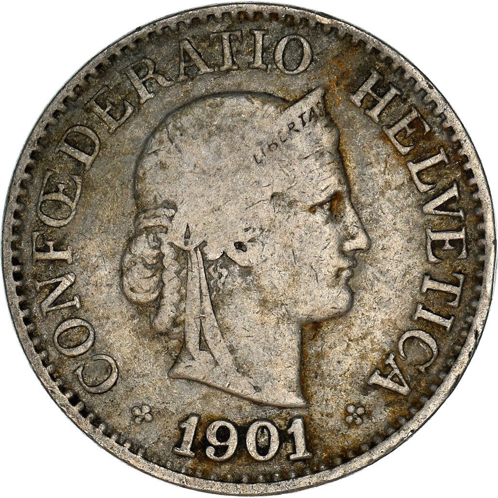 Switzerland Coin Swiss 10 Rappen | Goddess of Liberty Libertas | KM27 | 1879 - 2021