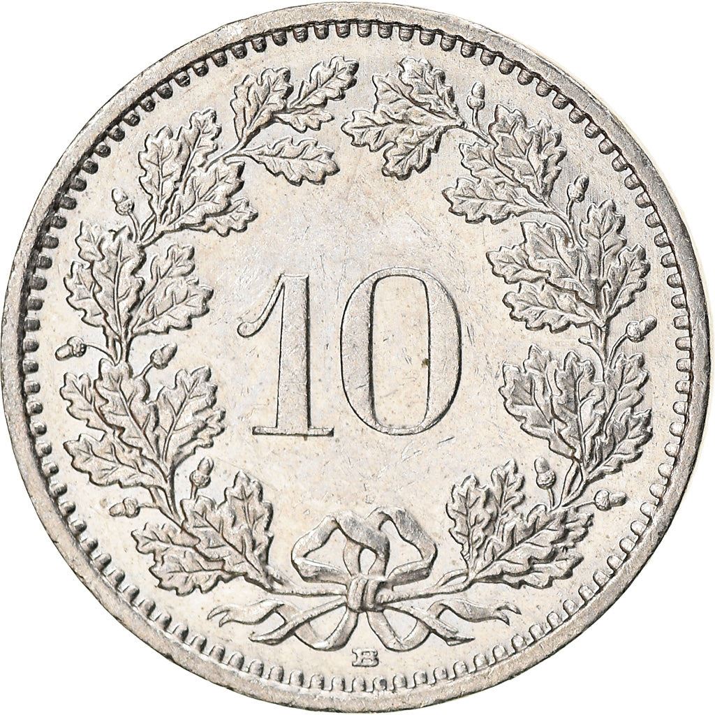 Switzerland Coin Swiss 10 Rappen | Goddess of Liberty Libertas | KM27 | 1879 - 2021