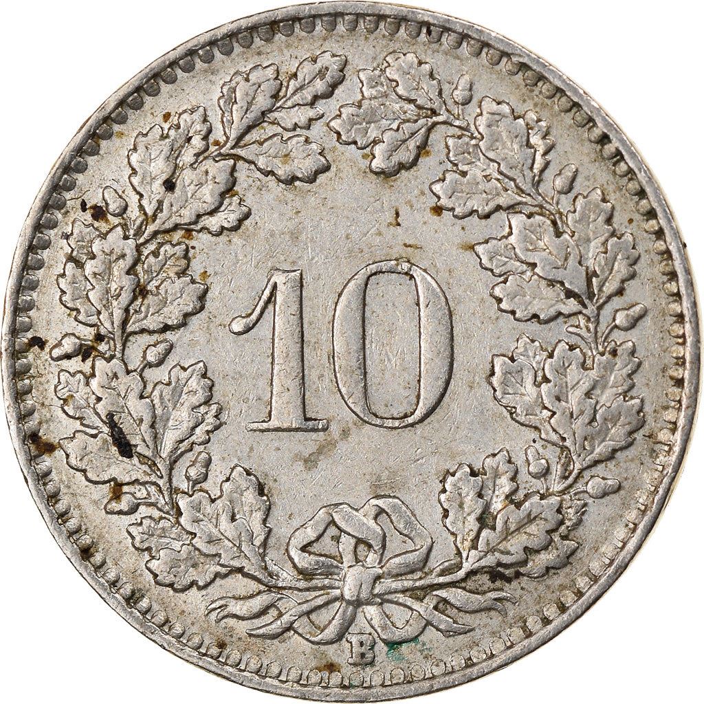 Switzerland Coin Swiss 10 Rappen | Goddess of Liberty Libertas | KM27 | 1879 - 2021