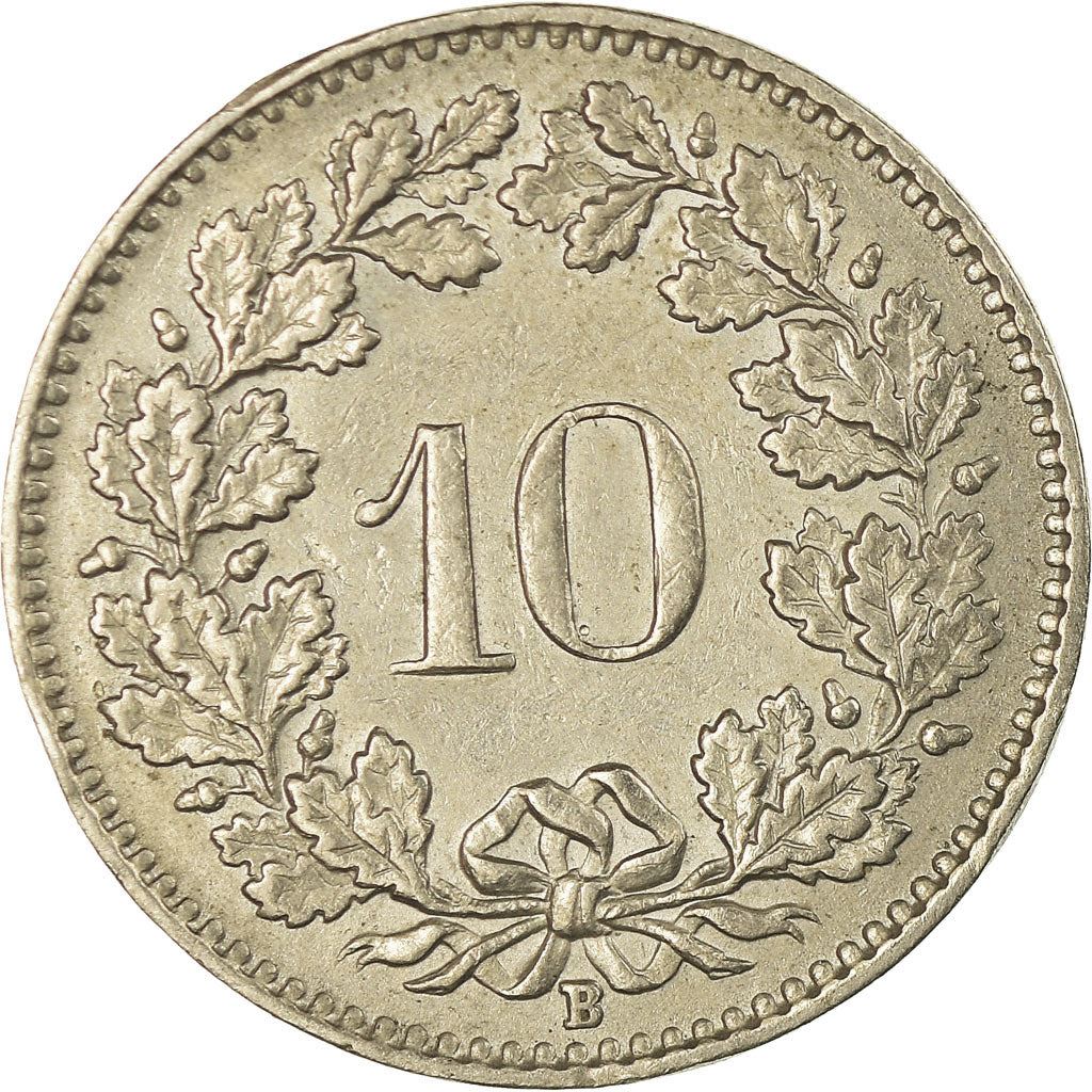 Switzerland Coin Swiss 10 Rappen | Goddess of Liberty Libertas | KM27 | 1879 - 2021