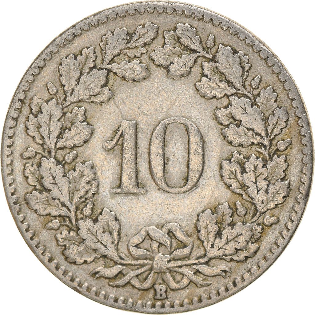 Switzerland Coin Swiss 10 Rappen | Goddess of Liberty Libertas | KM27 | 1879 - 2021