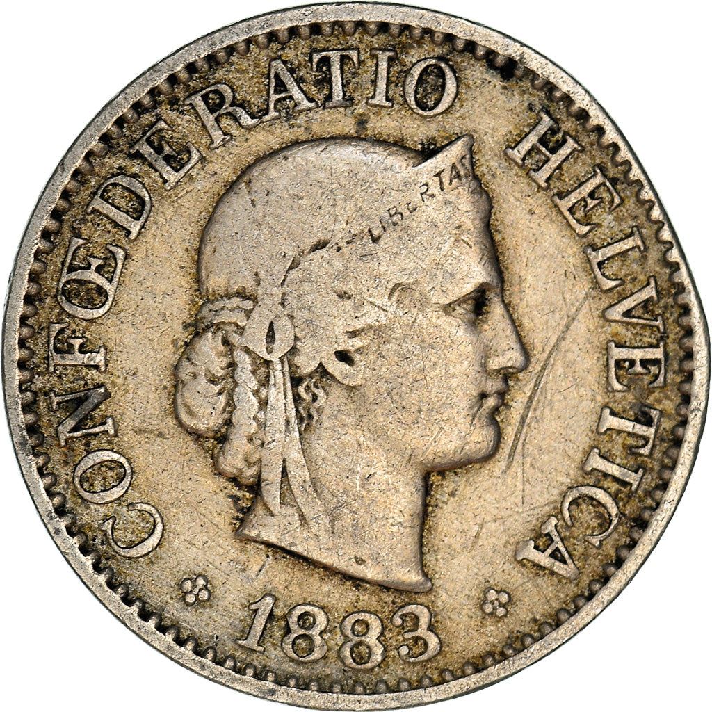 Switzerland Coin Swiss 10 Rappen | Goddess of Liberty Libertas | KM27 | 1879 - 2021