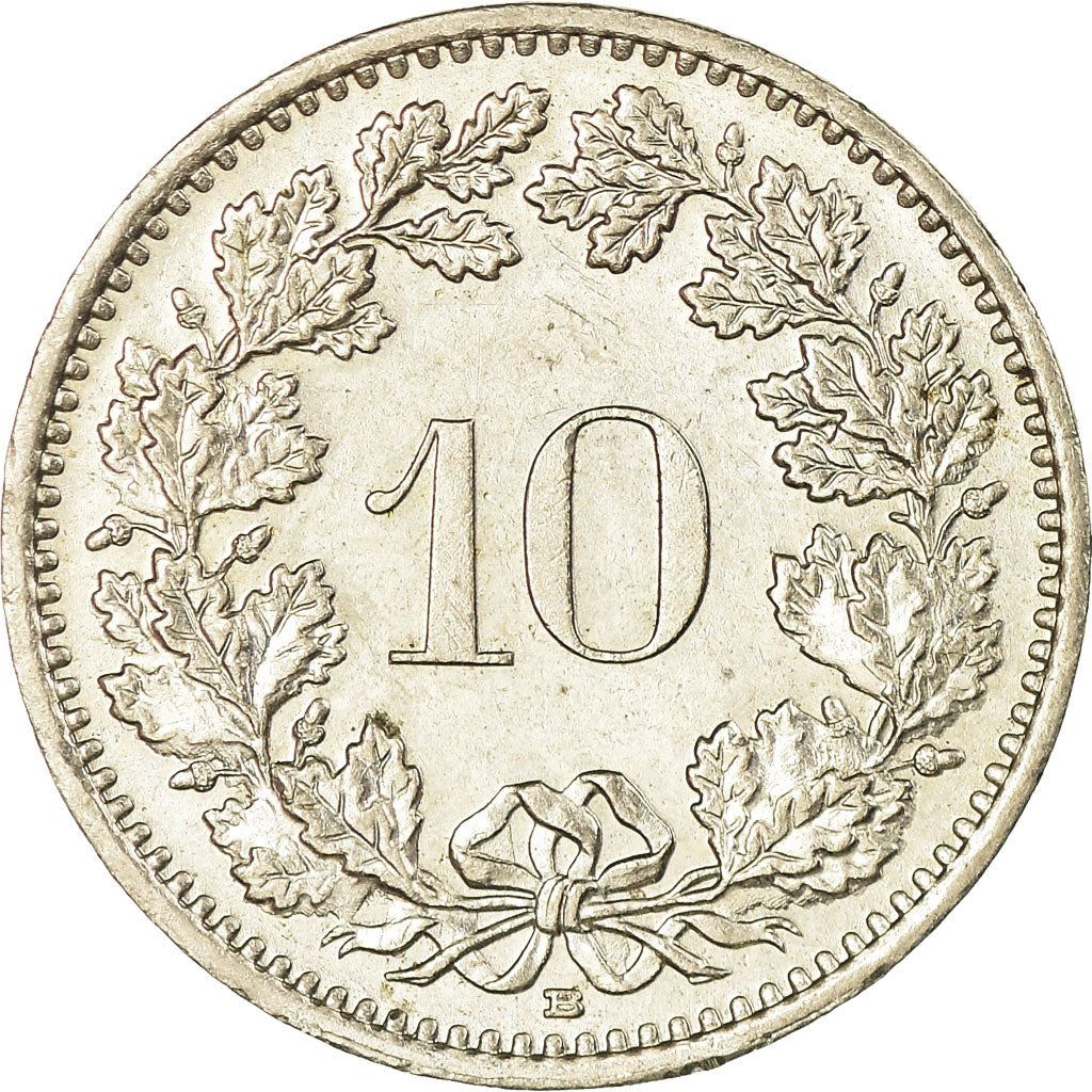 Switzerland Coin Swiss 10 Rappen | Goddess of Liberty Libertas | KM27 | 1879 - 2021