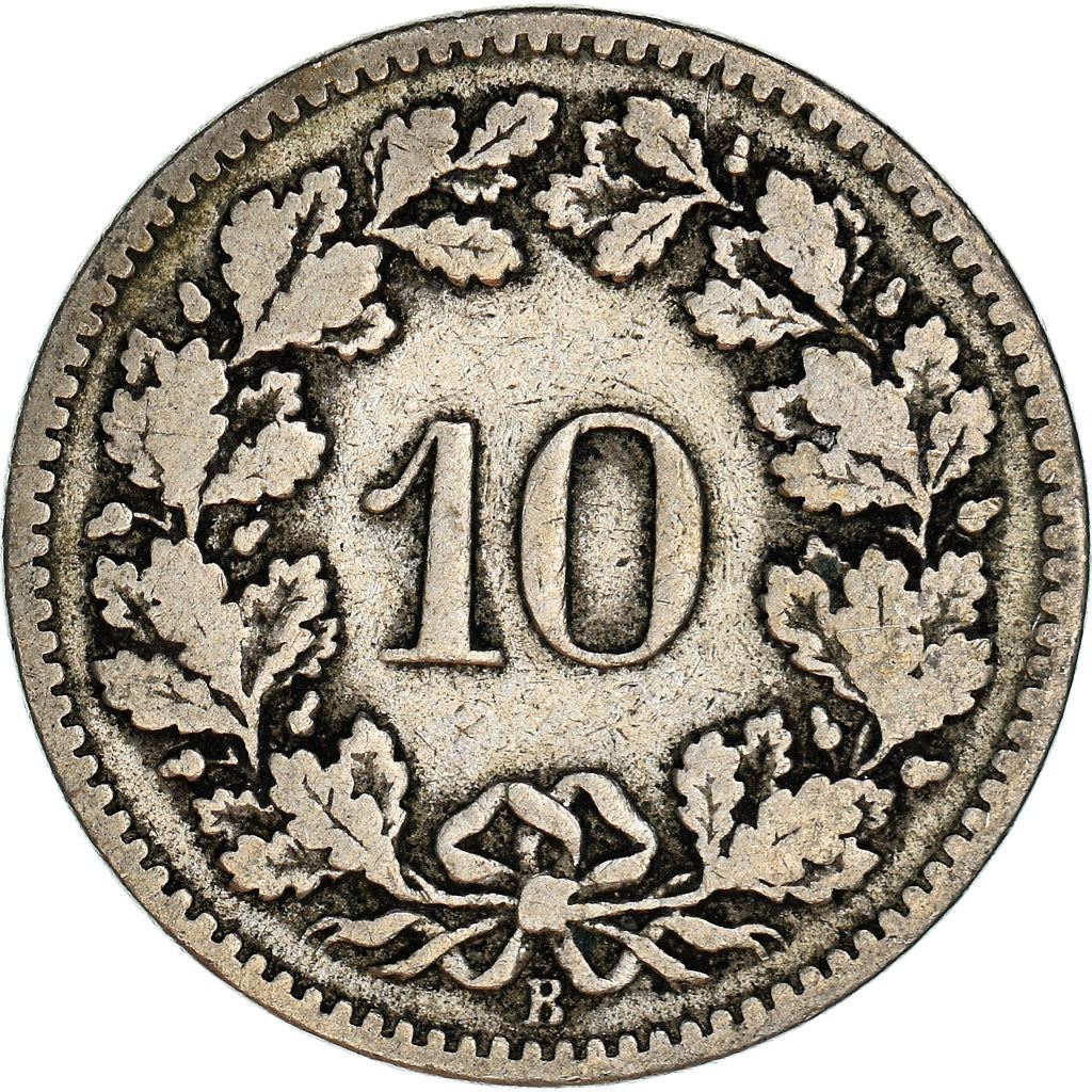 Switzerland Coin Swiss 10 Rappen | Goddess of Liberty Libertas | KM27 | 1879 - 2021