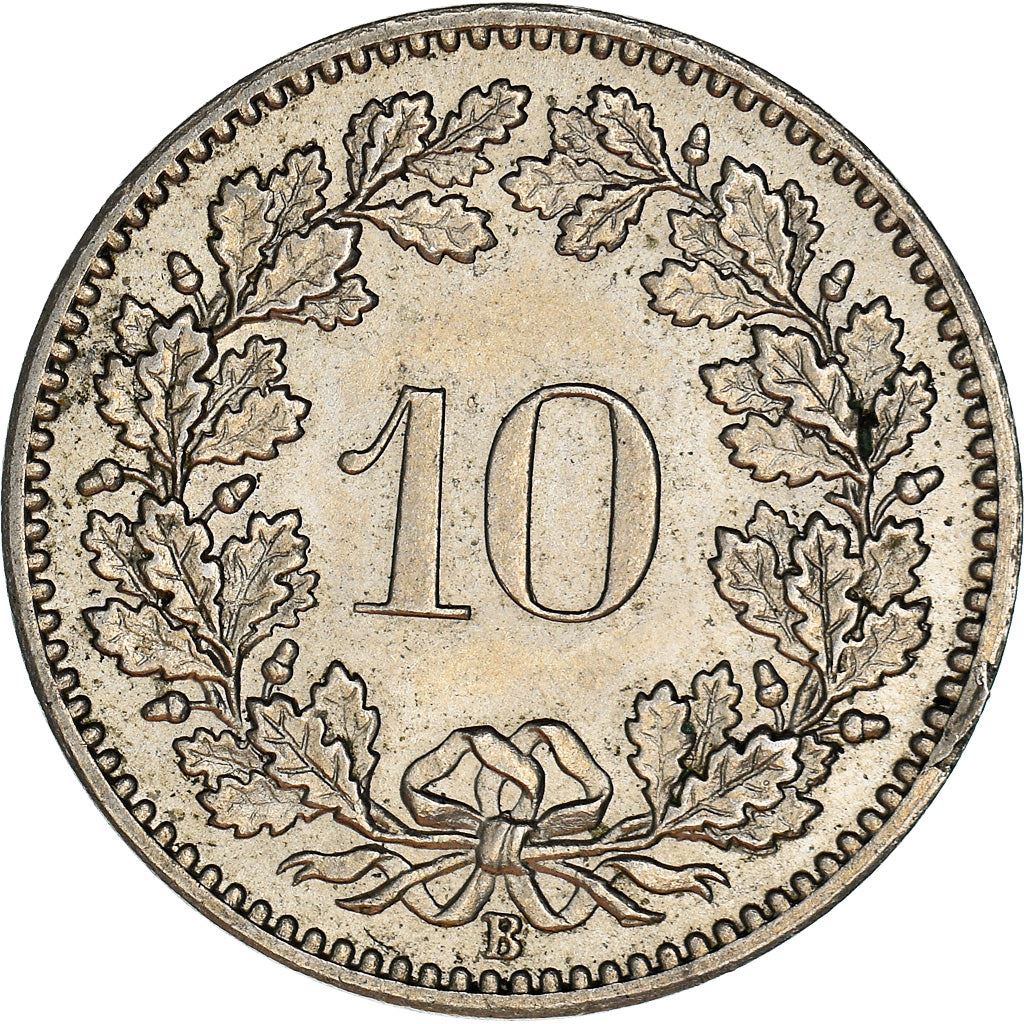 Switzerland Coin Swiss 10 Rappen | Goddess of Liberty Libertas | KM27 | 1879 - 2021