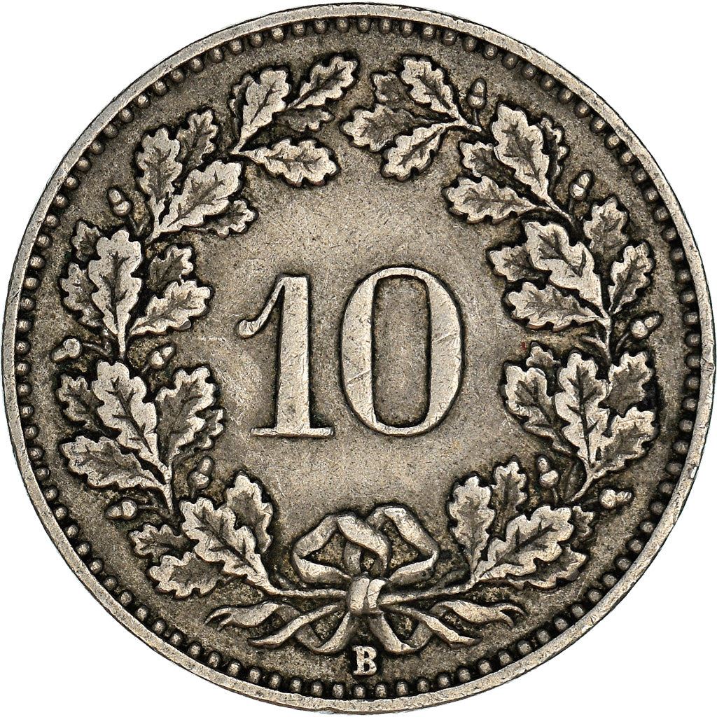 Switzerland Coin Swiss 10 Rappen | Goddess of Liberty Libertas | KM27 | 1879 - 2021