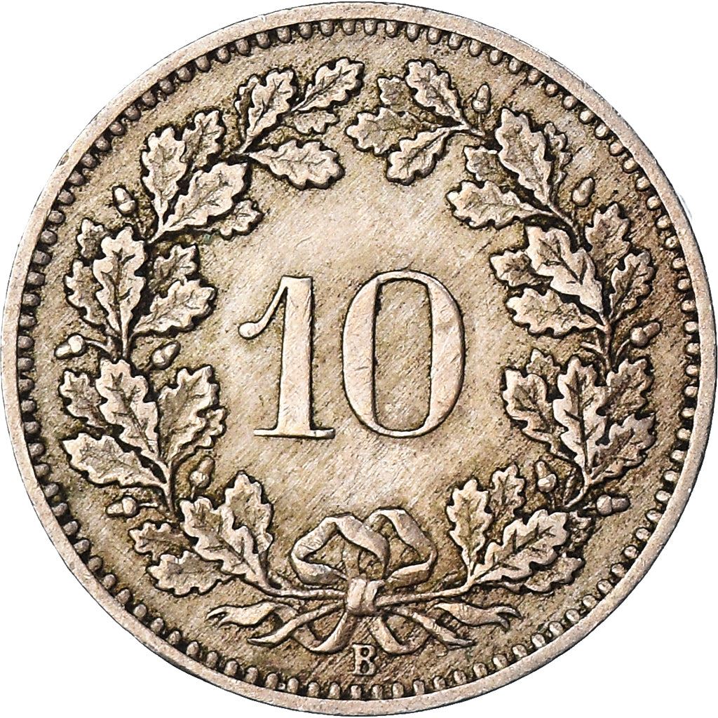 Switzerland Coin Swiss 10 Rappen | Goddess of Liberty Libertas | KM27 | 1879 - 2021