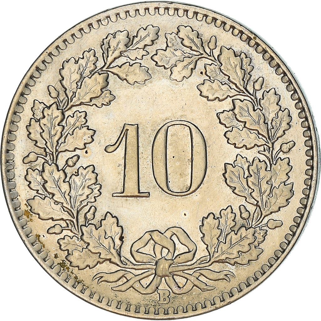 Switzerland Coin Swiss 10 Rappen | Goddess of Liberty Libertas | KM27 | 1879 - 2021