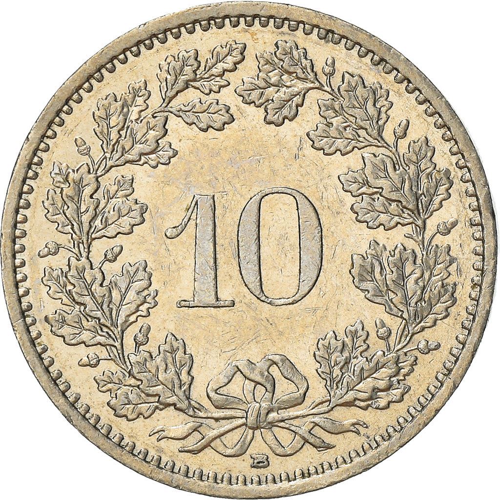 Switzerland Coin Swiss 10 Rappen | Goddess of Liberty Libertas | KM27 | 1879 - 2021