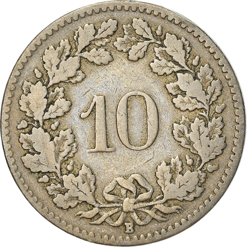 Switzerland Coin Swiss 10 Rappen | Goddess of Liberty Libertas | KM27 | 1879 - 2021