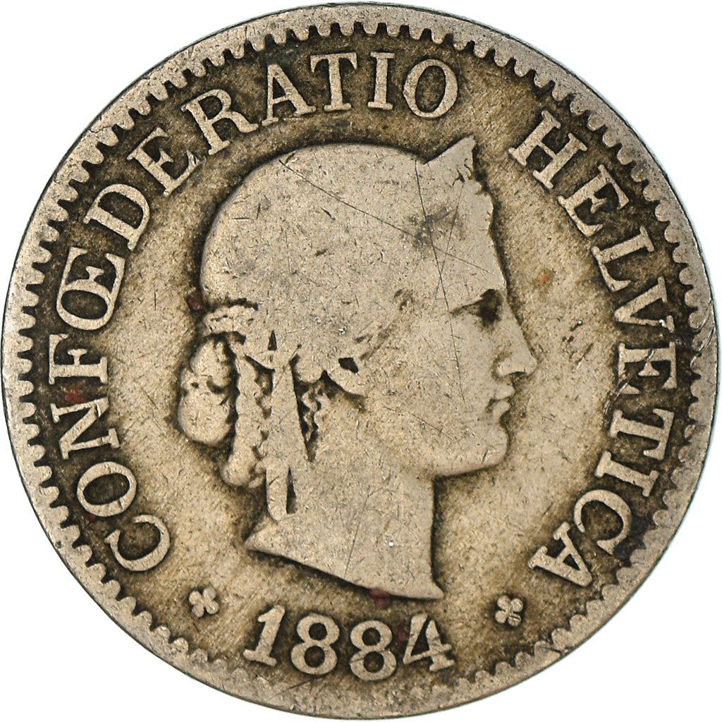 Switzerland Coin Swiss 10 Rappen | Goddess of Liberty Libertas | KM27 | 1879 - 2021