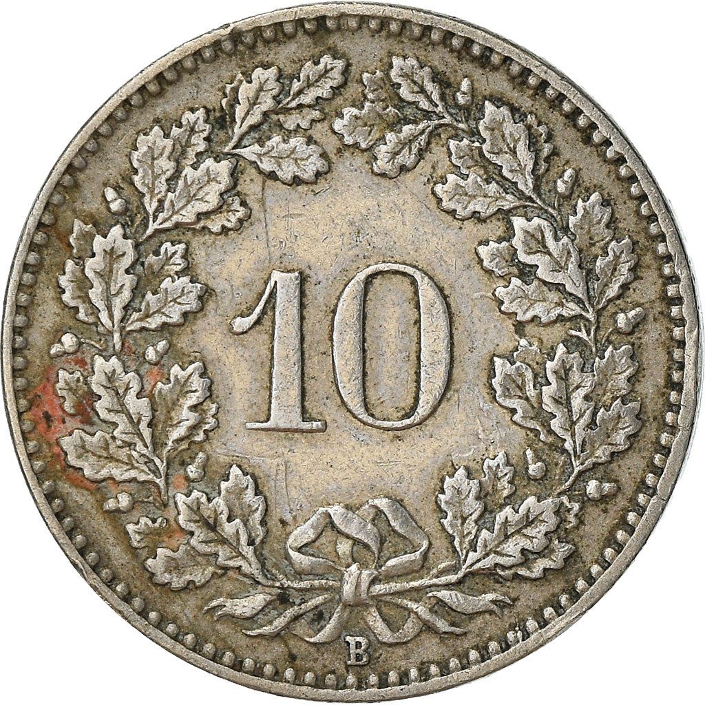 Switzerland Coin Swiss 10 Rappen | Goddess of Liberty Libertas | KM27 | 1879 - 2021