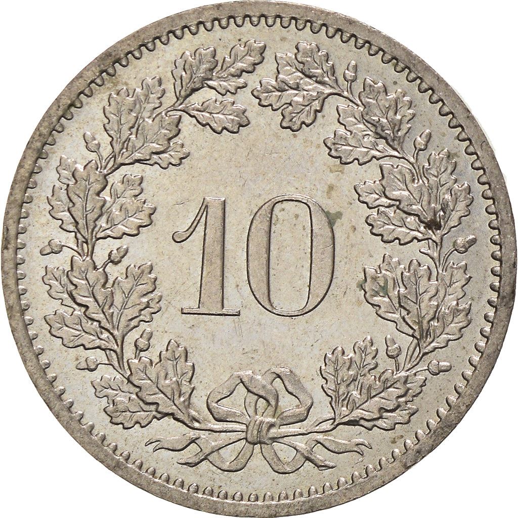 Switzerland Coin Swiss 10 Rappen | Goddess of Liberty Libertas | KM27 | 1879 - 2021