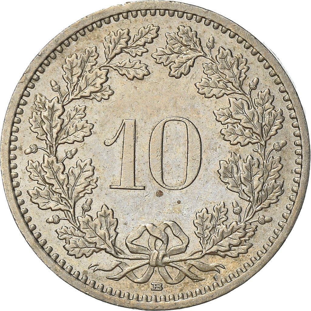 Switzerland Coin Swiss 10 Rappen | Goddess of Liberty Libertas | KM27 | 1879 - 2021