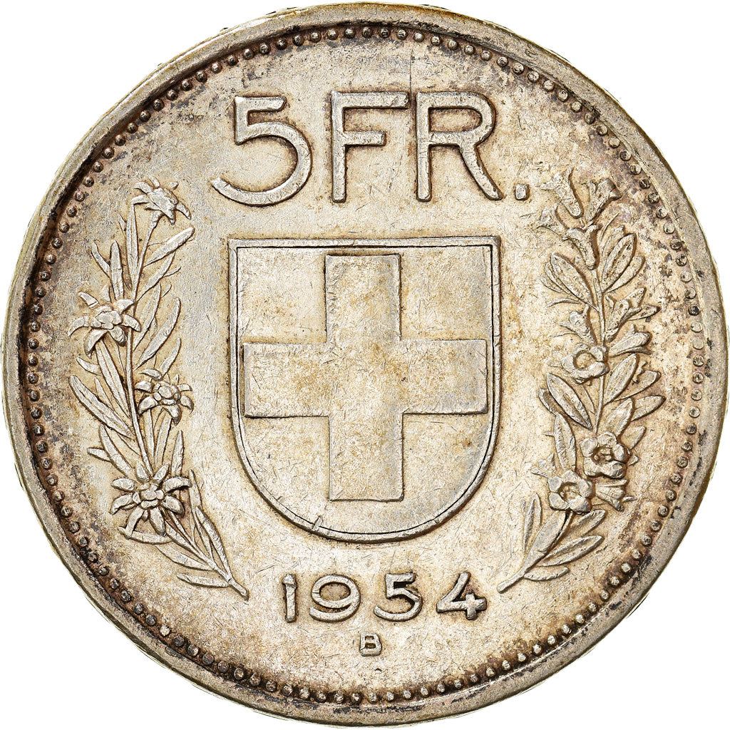 Switzerland Coin Swiss 5 Francs | Composer Paul Burkhard | KM40 | 1931 - 1969