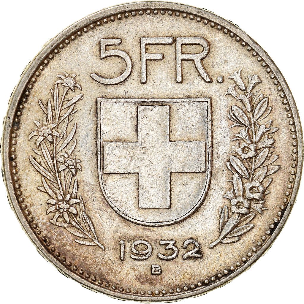 Switzerland Coin Swiss 5 Francs | Composer Paul Burkhard | KM40 | 1931 - 1969