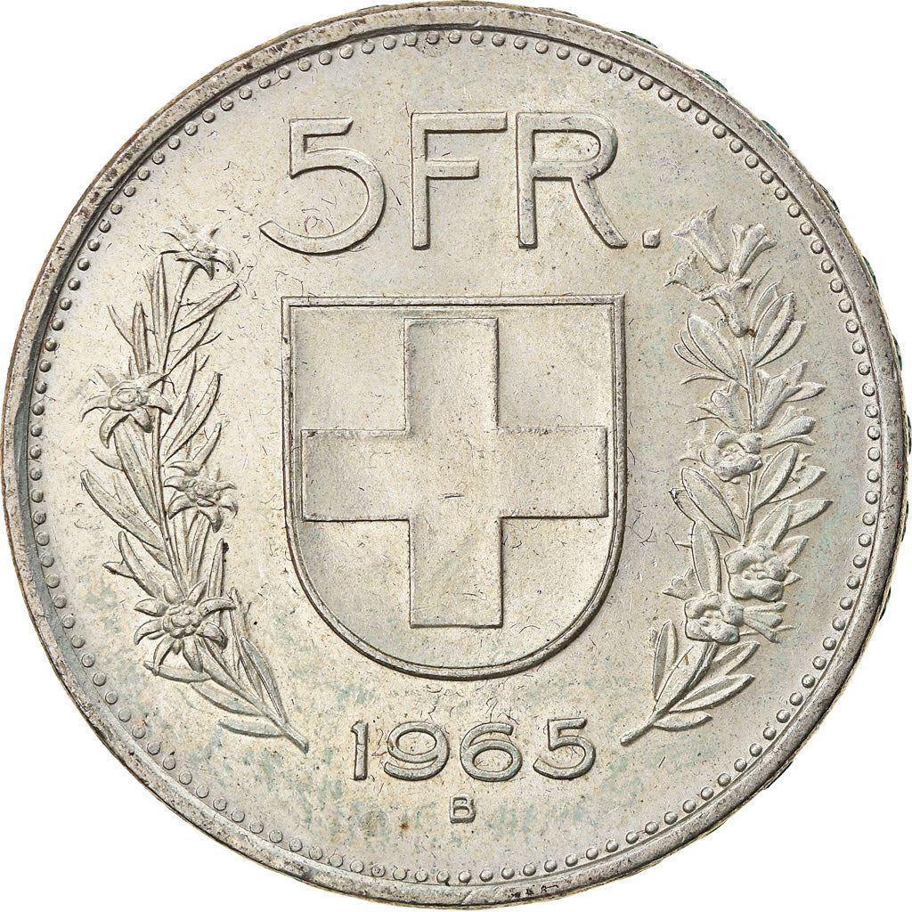 Switzerland Coin Swiss 5 Francs | Composer Paul Burkhard | KM40 | 1931 - 1969