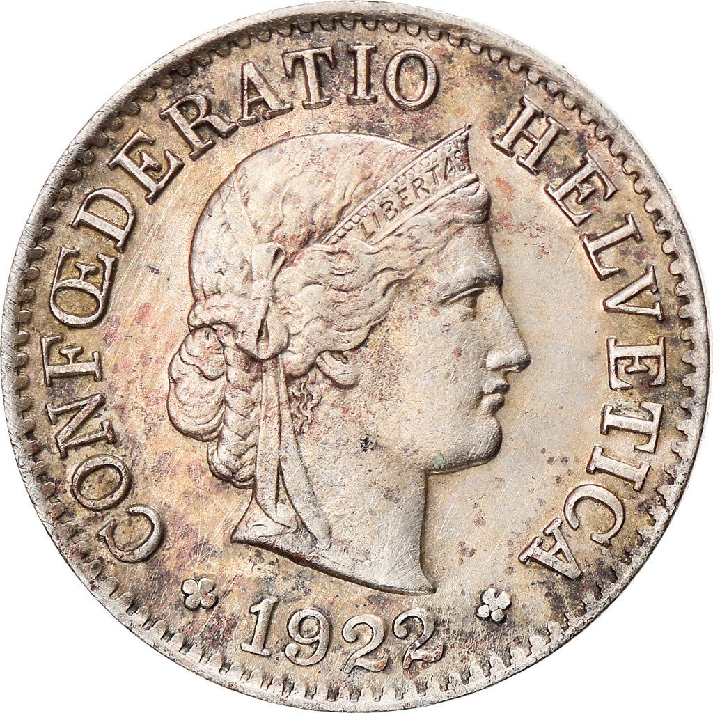 Switzerland Coin Swiss 5 Rappen | Goddess of Liberty Libertas | KM26 | 1879 - 1980