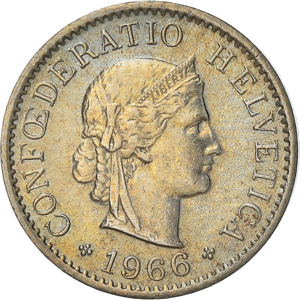 Switzerland Coin Swiss 5 Rappen | Goddess of Liberty Libertas | KM26 | 1879 - 1980