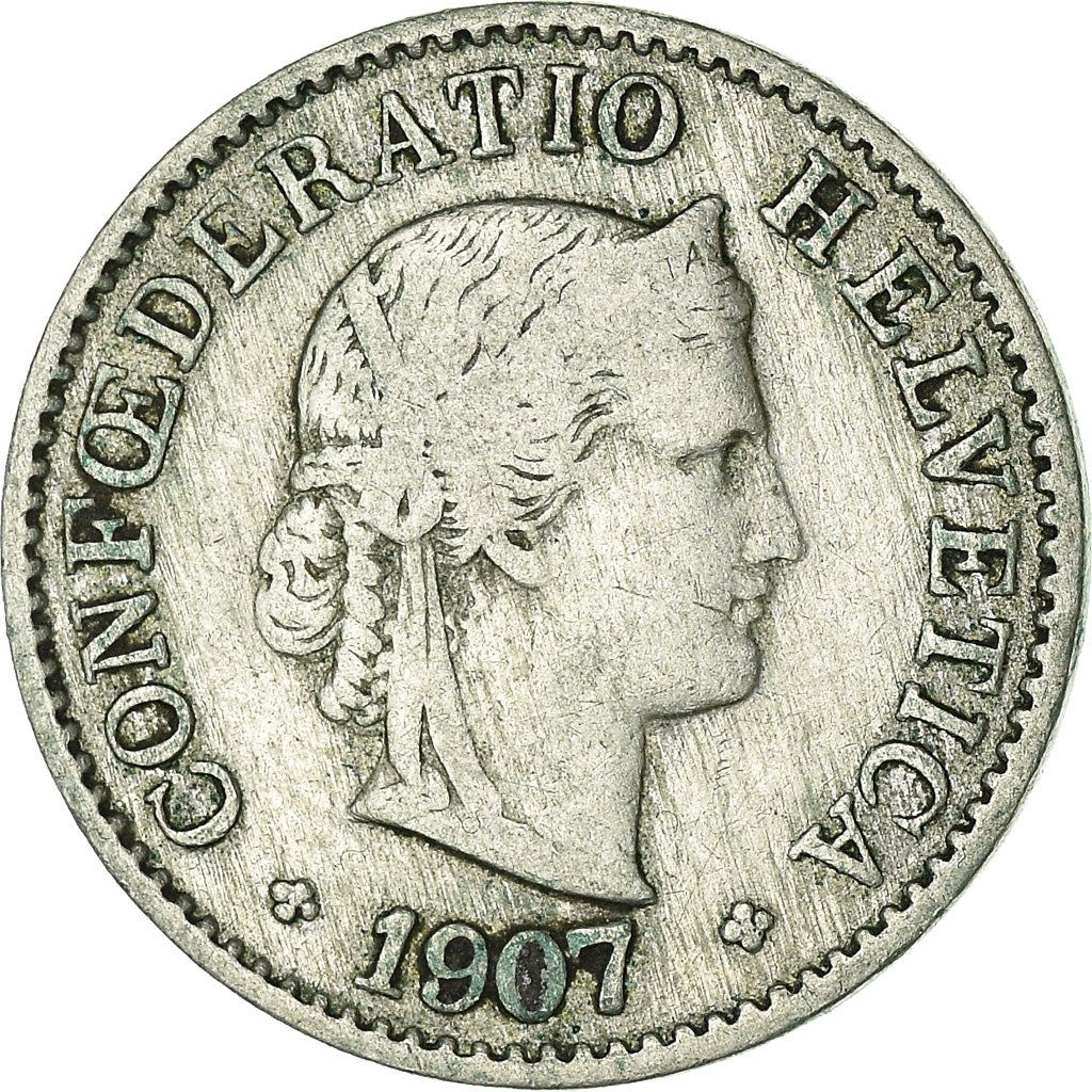 Switzerland Coin Swiss 5 Rappen | Goddess of Liberty Libertas | KM26 | 1879 - 1980