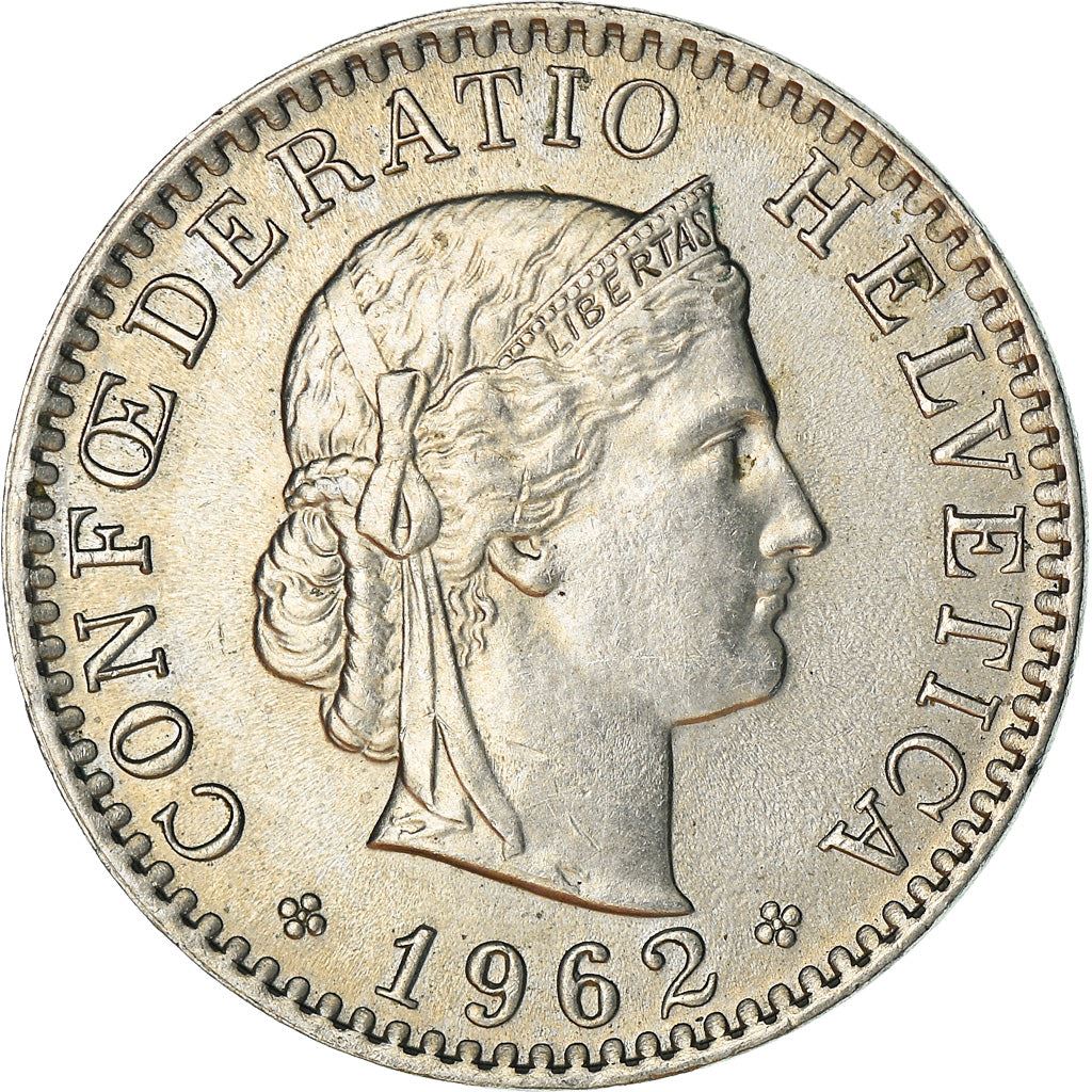 Switzerland | Swiss | 20 Rappen Coin | Goddess of Liberty Libertas | KM29a | 1939 - 2021