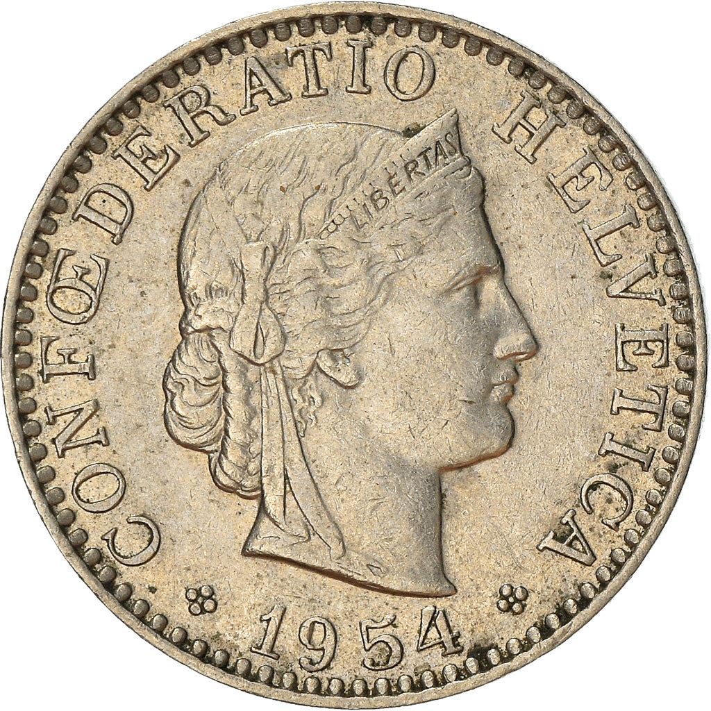 Switzerland | Swiss | 20 Rappen Coin | Goddess of Liberty Libertas | KM29a | 1939 - 2021