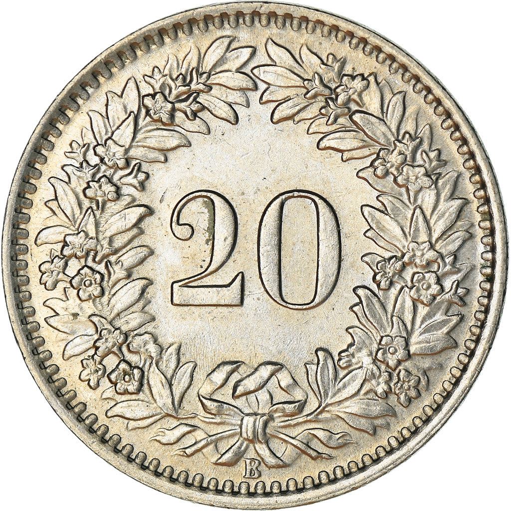 Switzerland | Swiss | 20 Rappen Coin | Goddess of Liberty Libertas | KM29a | 1939 - 2021