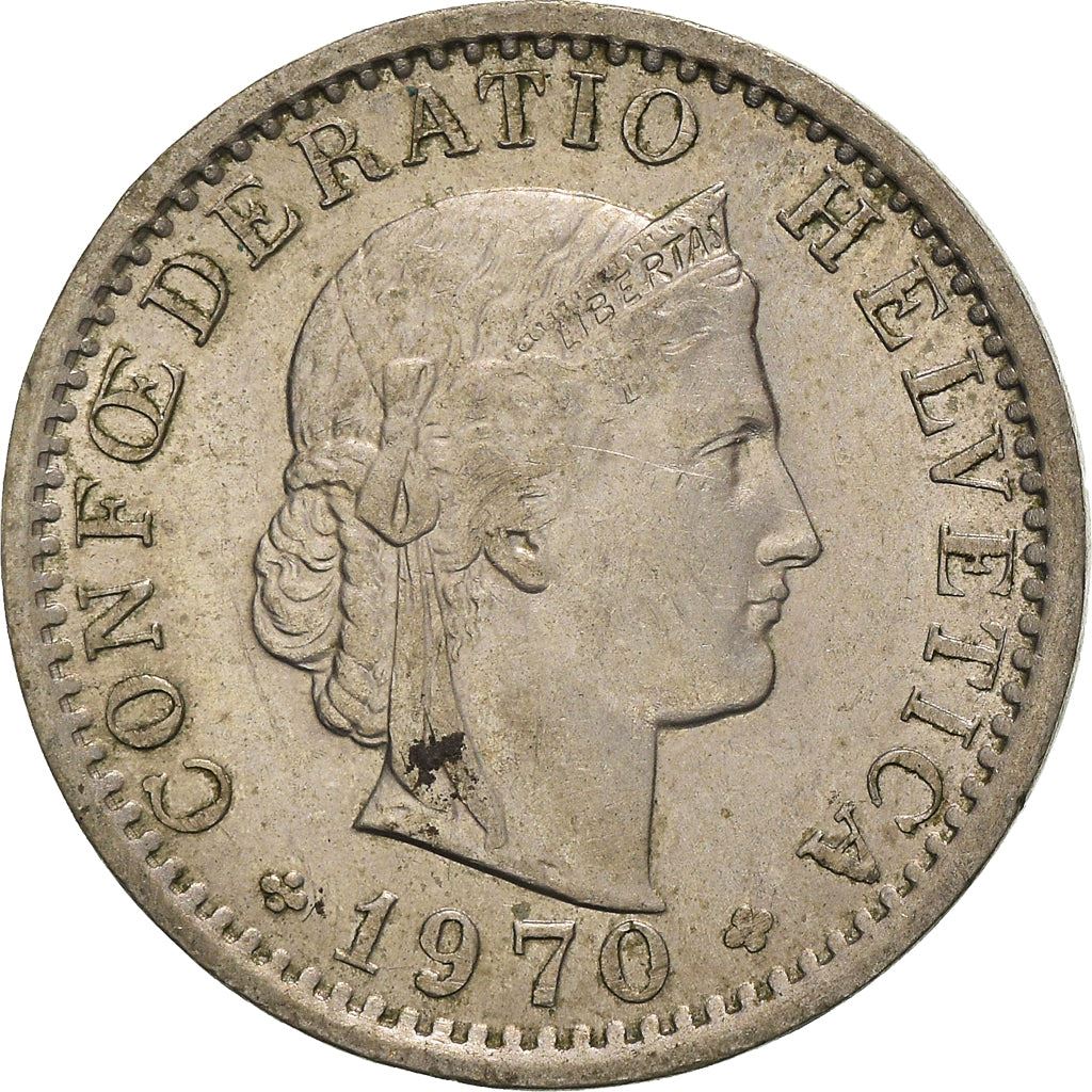 Switzerland | Swiss | 20 Rappen Coin | Goddess of Liberty Libertas | KM29a | 1939 - 2021