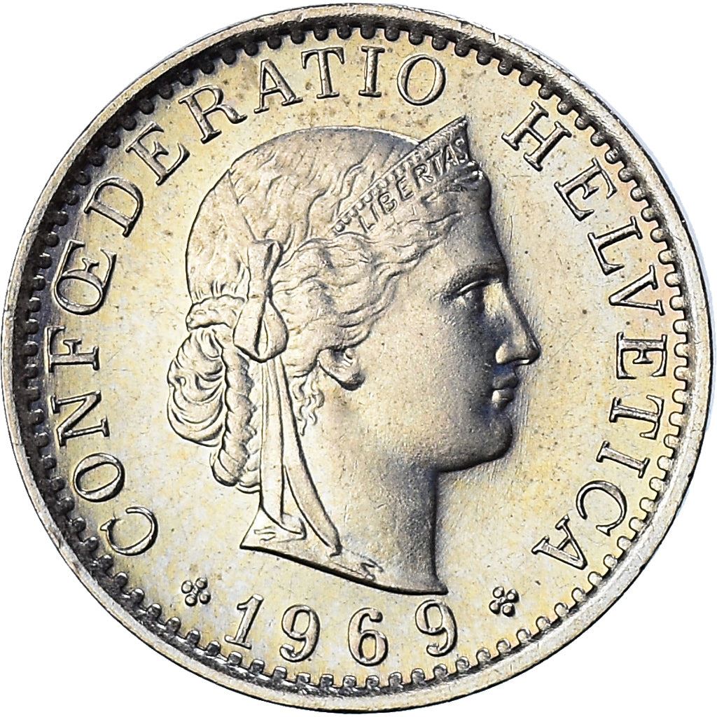 Switzerland | Swiss | 20 Rappen Coin | Goddess of Liberty Libertas | KM29a | 1939 - 2021