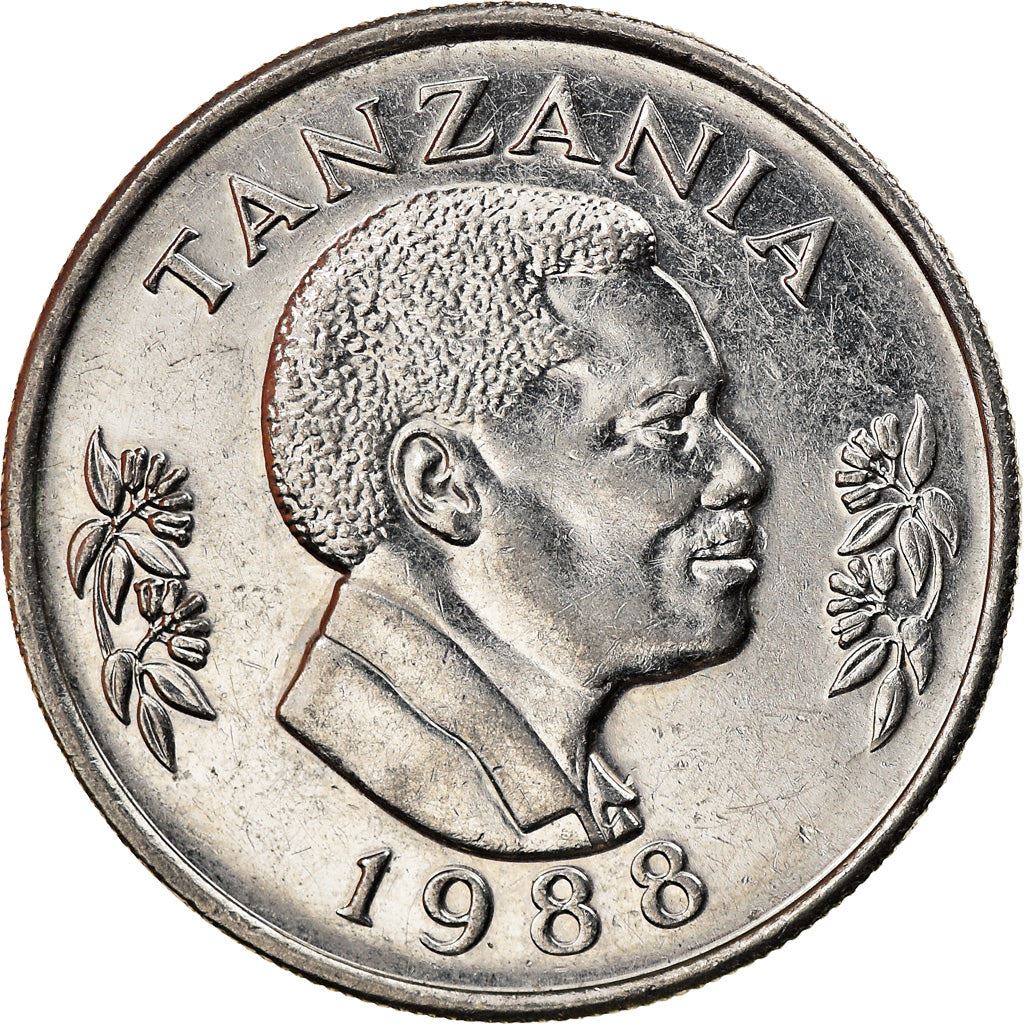 Tanzania | 1 Shilingi Coin | Torch | Km:22 | 1987 - 1992