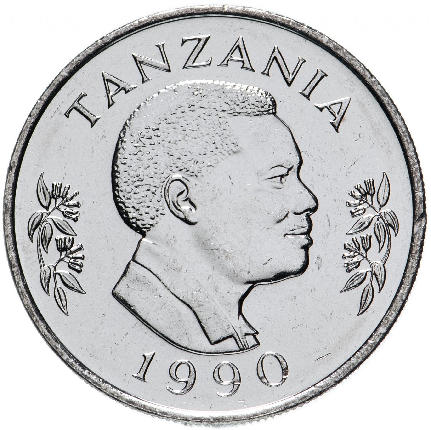 Tanzania | 1 Shilingi Coin | Torch | Km:22 | 1987 - 1992