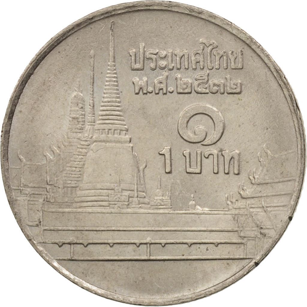 Thailand | 1 Baht Coin | Rama IX | Y:183 | 1986 - 2008