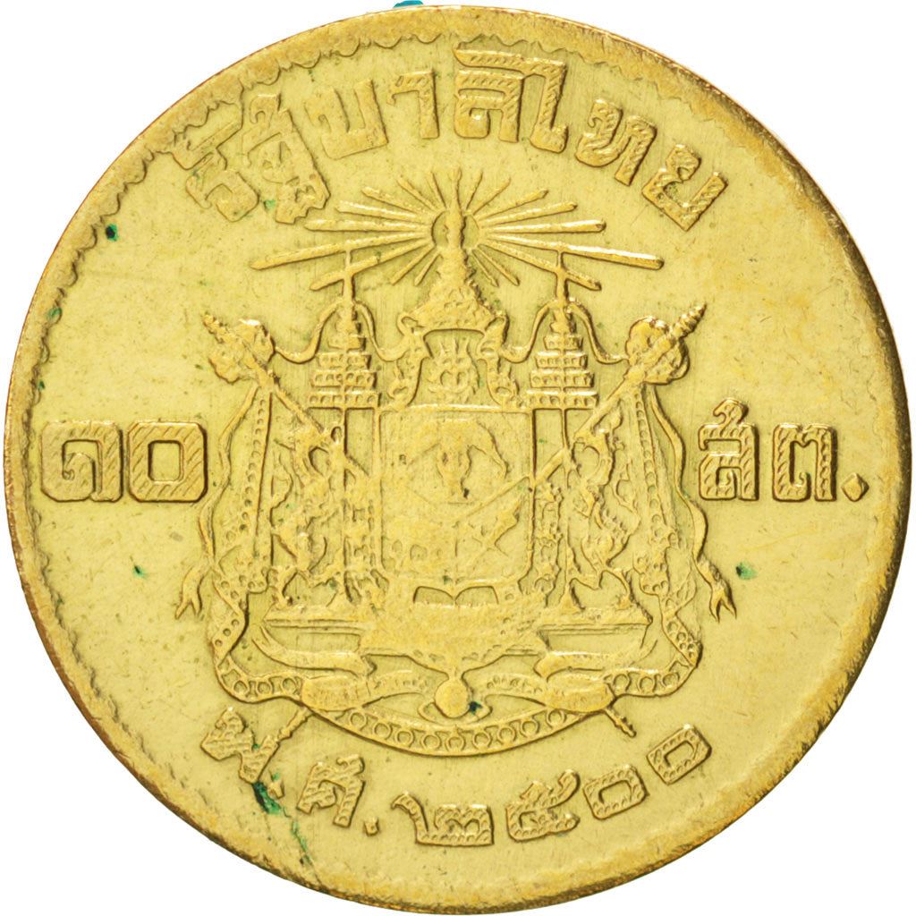 Thailand | 10 Satang Coin | Rama IX | Y:79 | 1957