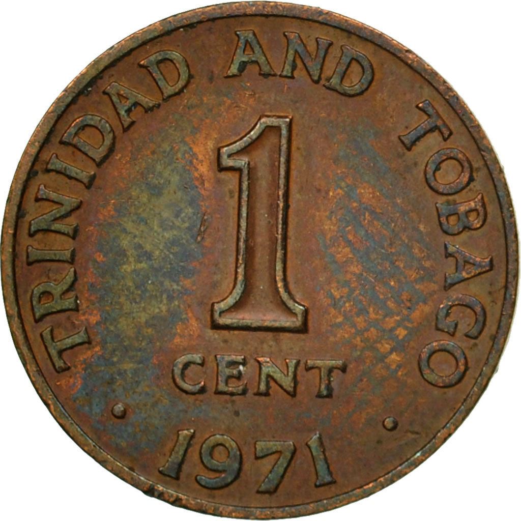 Trinidad and Tobago 1 Cent Coin | Queen Elizabeth II | KM1 | 1966 - 1973