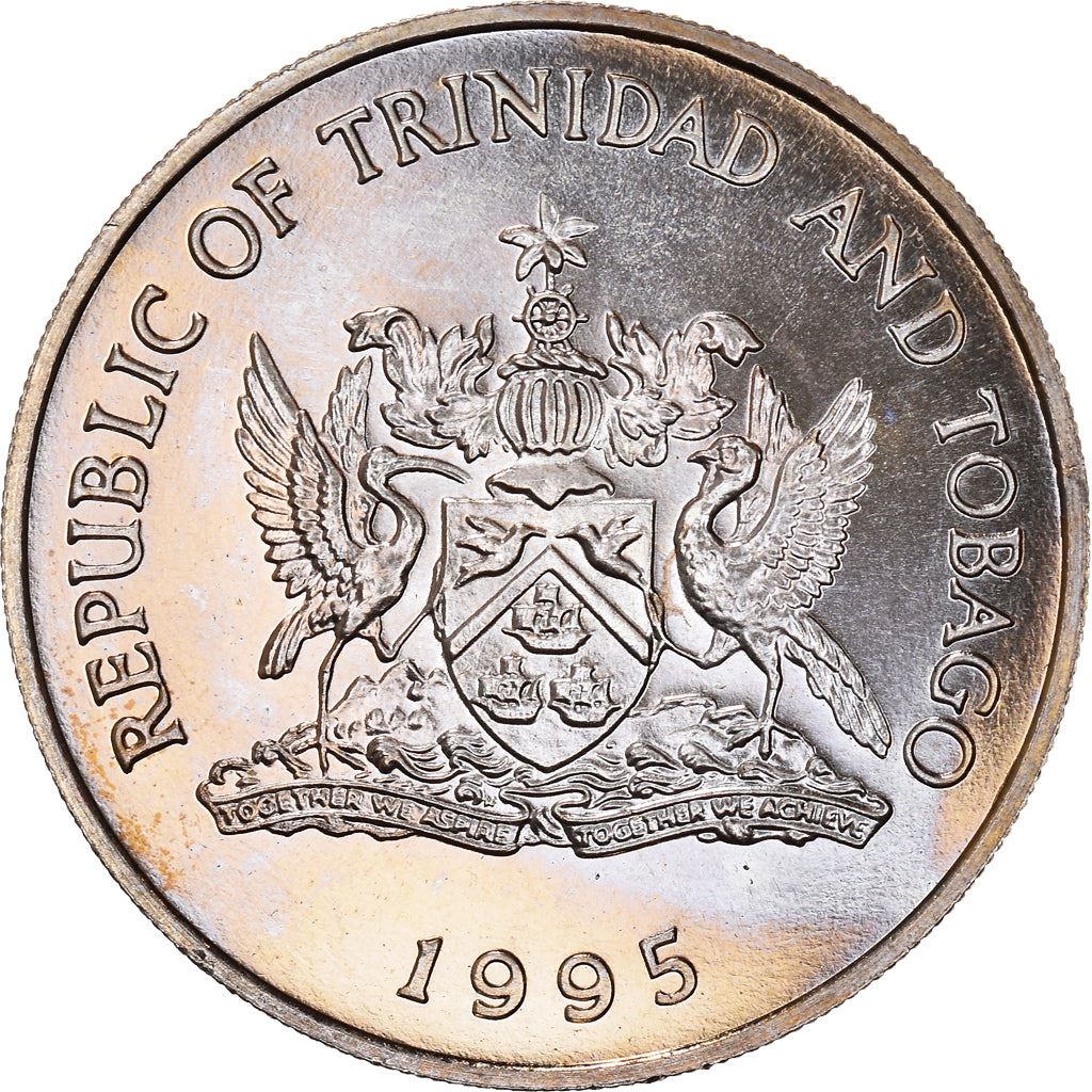 Trinidad and Tobago 1 Dollar Coin | FAO | Banana | KM61 | 1995 - 1999