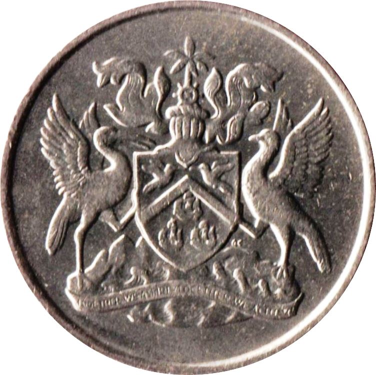 Trinidad and Tobago 10 Cents Coin | Queen Elizabeth II | KM3 | 1966 - 1972