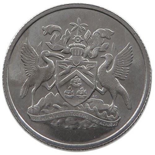 Trinidad and Tobago 10 Cents Coin | Queen Elizabeth II | KM3 | 1966 - 1972