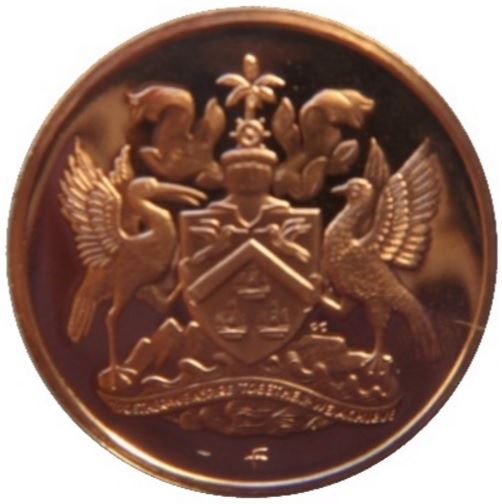 Trinidad and Tobago 5 Cents Coin | Queen Elizabeth II | KM2 | 1966 - 1972