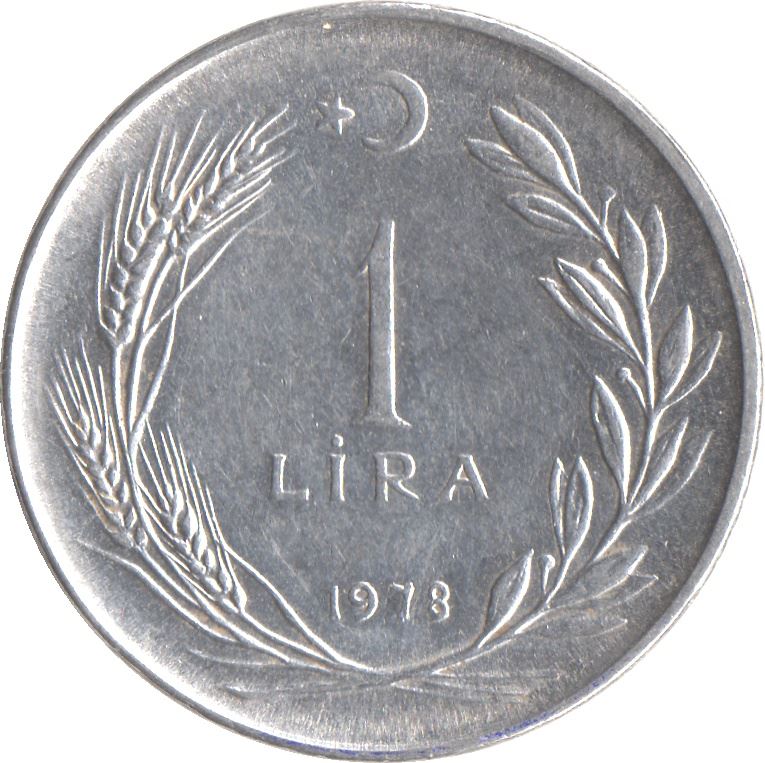 Turkey | 1 Lira Coin | 1959 - 1966