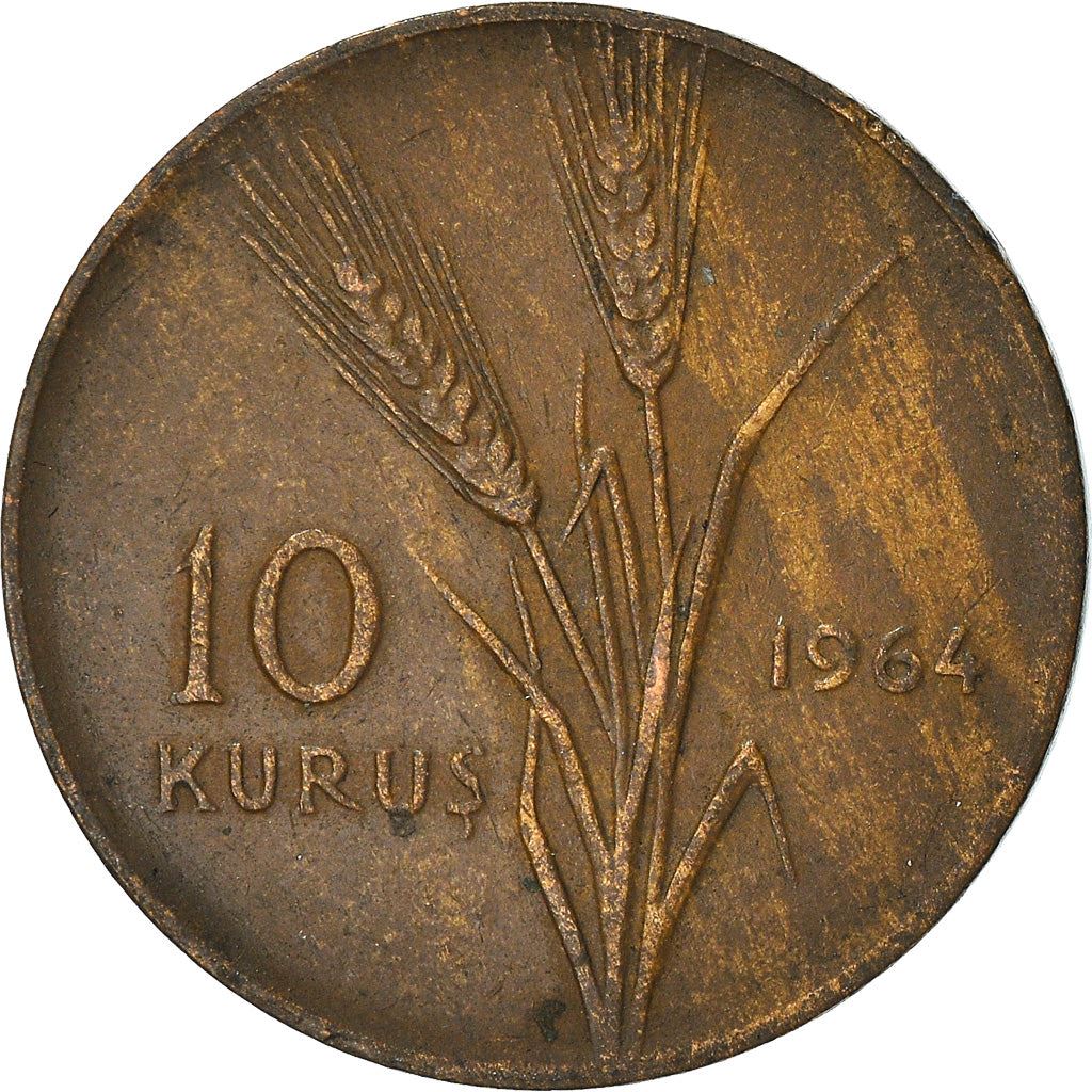 Turkey | 10 Kuruş Coin | KM891.2 | 1958 - 1968