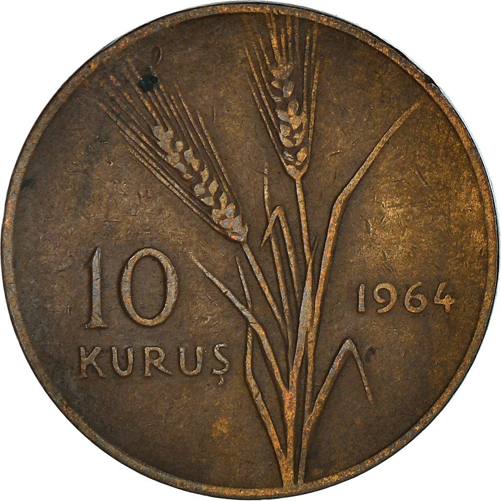 Turkey | 10 Kuruş Coin | KM891.2 | 1958 - 1968