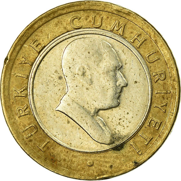 Turkey | 50 New Kurus Coin | Mustafa Kemal Atatürk | Km:1168 | 2005 - 2008