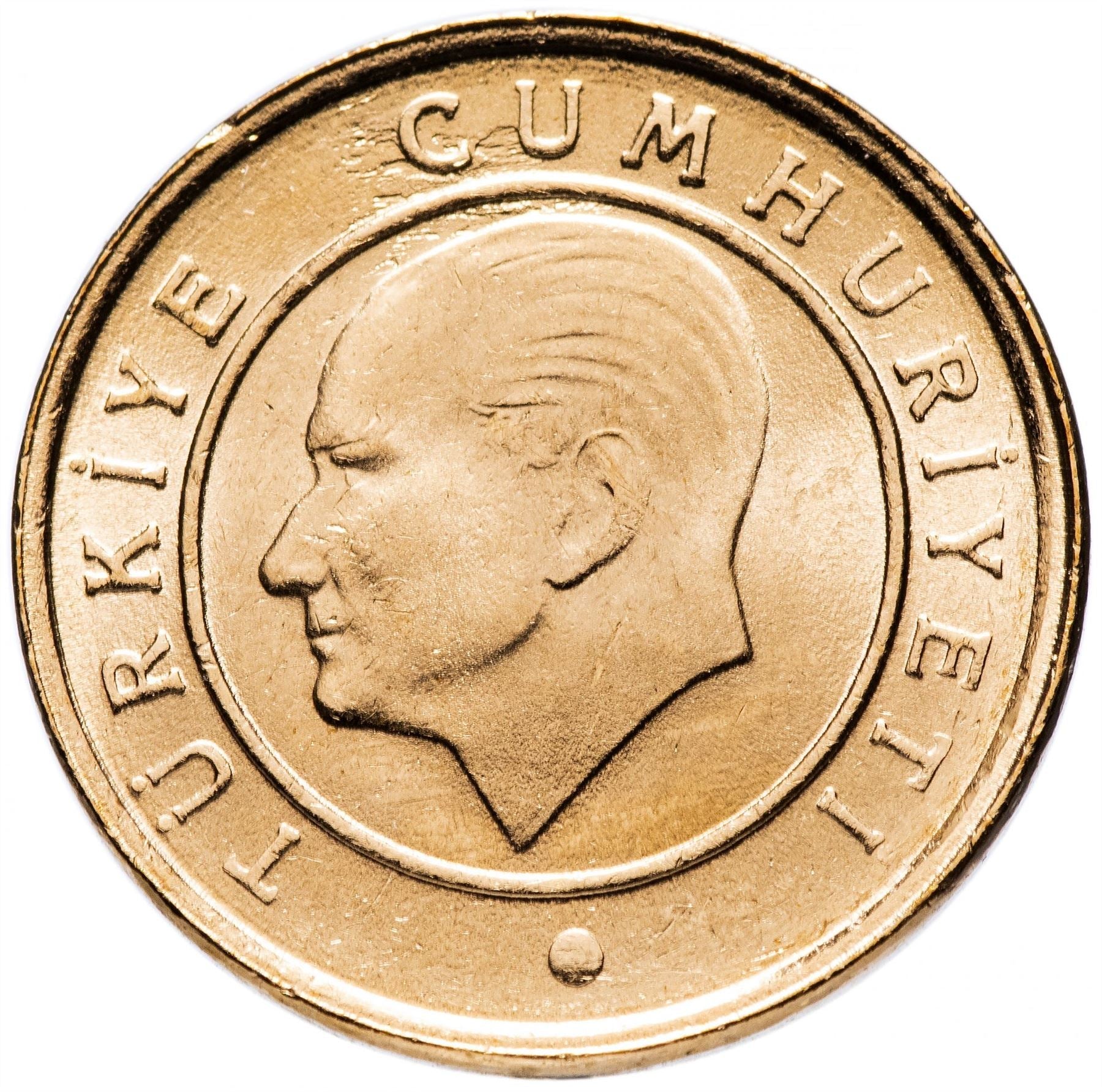 Turkey Coin Turkish 1 Kurus | President Mustafa Kemal Ataturk | Snowdrop Flower | KM1239 | 2009 - 2020