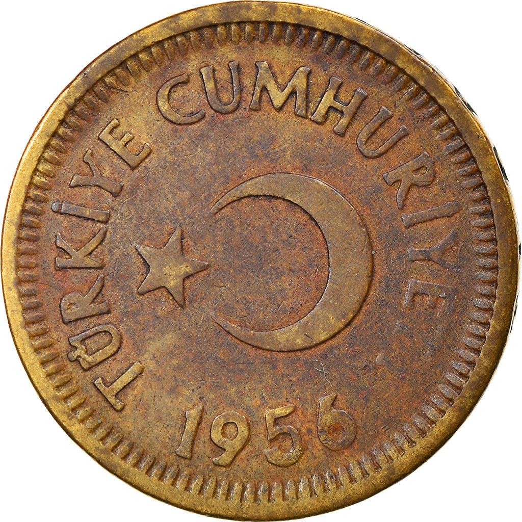 Turkey Coin Turkish 10 Kurus | Istanbul | Moon Star | KM888 | 1949 - 1956