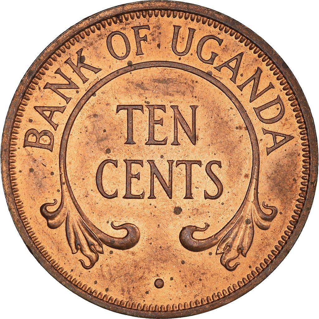 Uganda | 10 Cents Coin | KM2 | 1966 - 1975