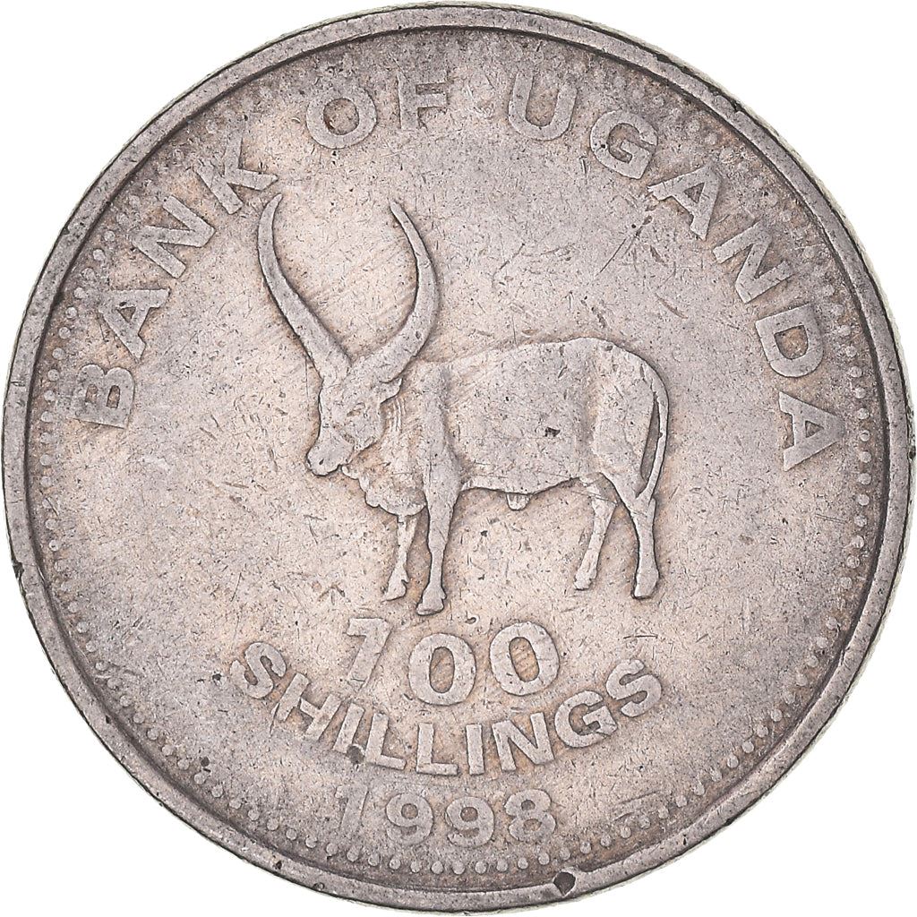 Uganda | 100 Shillings Coin | African Bull | KM67 | 1998 - 2008